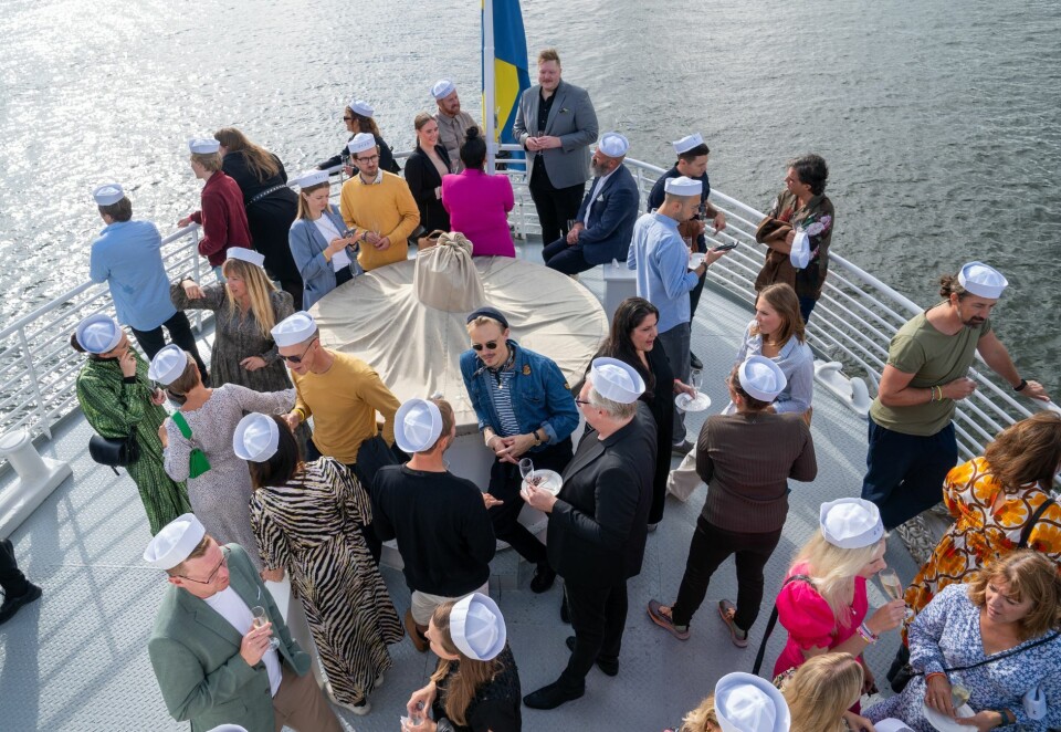 Båtfest i Stockholm: Tidligere denne måneden kunne Spoon og byråleder i Norge, Siv Tonje Solfjeld, være med å feire contentbyråets 25-årsdag. Bursdagen ble feiret i Stockholm, hvor byrået ble etablert i 1998. Foto: Privat