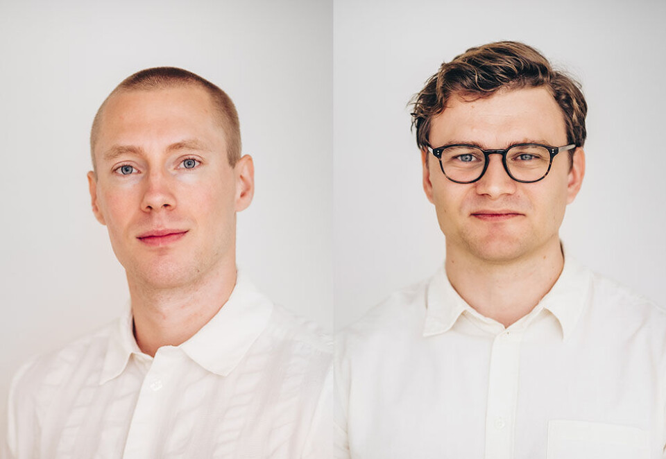 Forsynt: - Nei takk, vi er forsynt med cookies, skriver juridisk rådgiver Kristian Bygnes og seniorrådgiver Anders S. Obrestad. Foto: Datatilsynet.