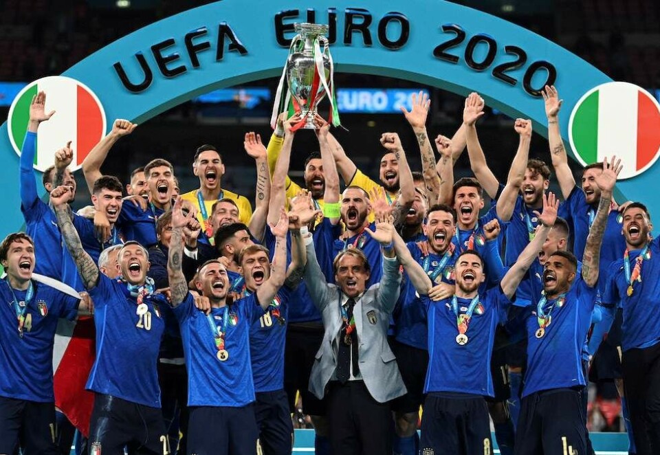 Slo England: Italia vant EM-finalen på straffesparkkonkurranse etter at lagene hadde spilt uavgjort etter 120 minutterFoto: Michael Regan/Pool via AP