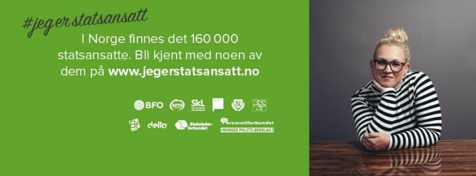 #jegerstatsansatt