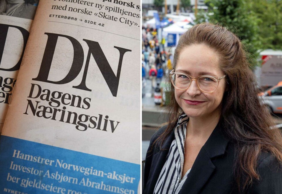 Vil beholde ansatte: - Vi kutter av veldig mye annet, sier administrerende direktør og ansvarlig redaktør Janne Johannessen i Dagens Næringsliv. Foto: Dag Robert Jerijervi/Gunnar Blöndal