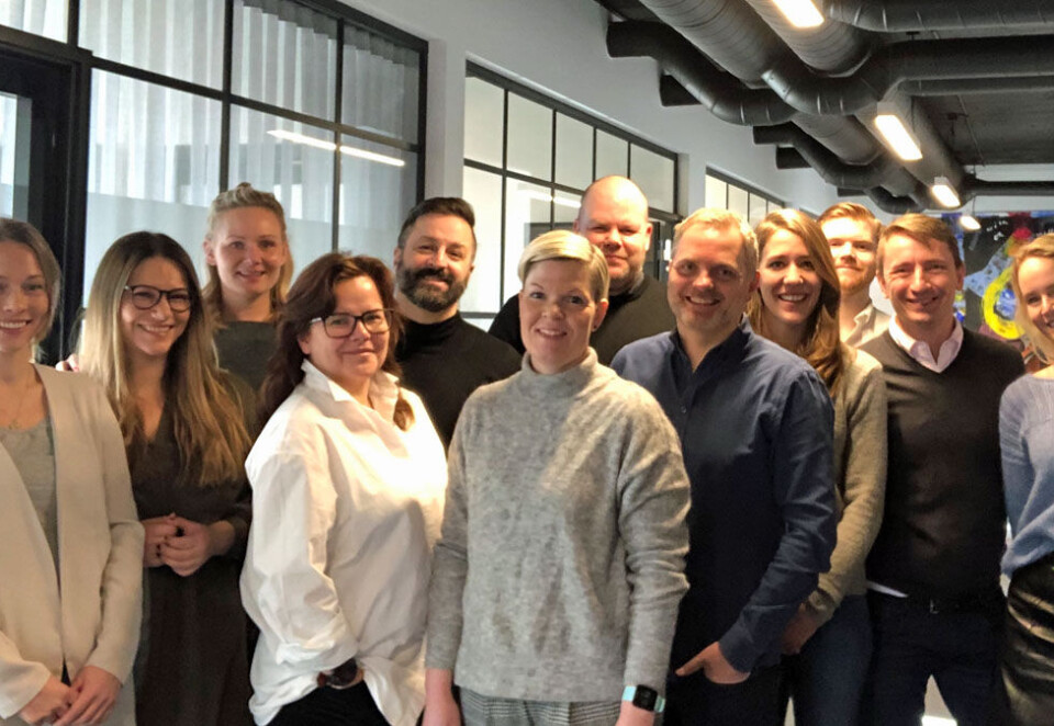 Vokser på flere fronter: Teft, som inntil nylig var kjent som Mediabemanning, øker i antall ansatte. Også inntektene og overskuddet vokser. Her er Martine Holen (fra venstre), Nejra Kudra, Vibeke Moen, Katrine Toven, Victor S Barrera, June Ragnif, Henrik Sandberg, Eivind Ruud Johnsen, Anna Blom Rian, Andreas Blix, Ole Janzso og Camilla Bartnes.