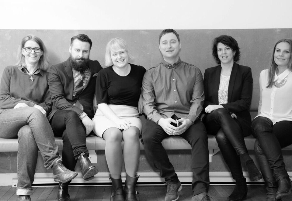 Ny ledergruppe: Making Waves har fått en helt n ledergruppe for design. Fra venstre Kristin Sander, David McInnes, Cathrine Movold, Haydn Evans, Silja Nyhus og Trine Harnes. Nykommere er David McInnes, tidligere Bekk, og Silja Nyhus, tidligere Halogen, henholdvis nummer to og nummer tre fra venstre.