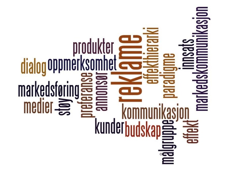 Hvordan bedriften får mest mulig ut av sin markedskommunikasjon, er tema for denne utgaven av Kampanjeskolen. Foto: Wordle