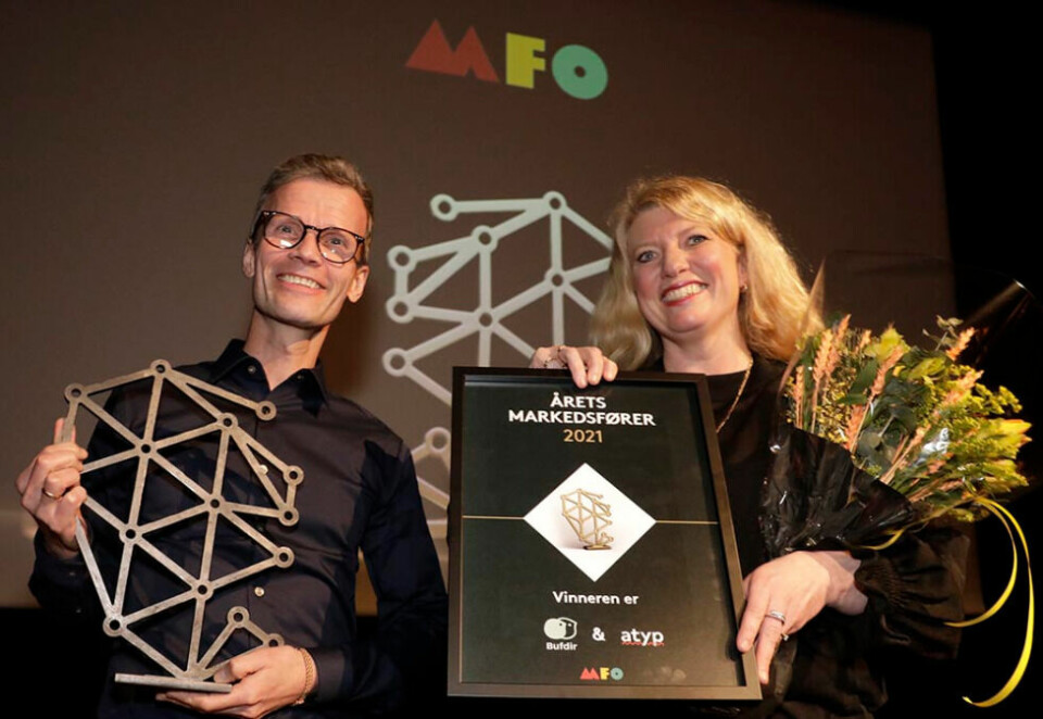 Med atyp på laget ble Bufdir Årets Markedsfører