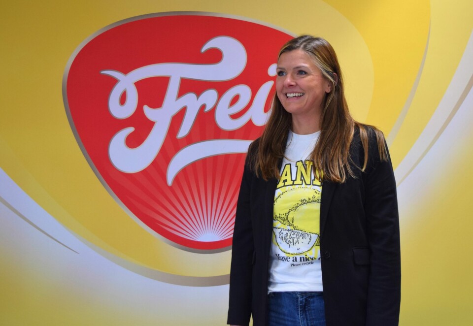 Ser fremover: Markedsdirektør i Mondelez, Sølvi Grana Slotte, er glad for å legge sjokolade-konflikten bak seg. Nå ser de fremover med nytt Boble-design som er klar til produksjon. Foto: Anette Johansen-Desjardin