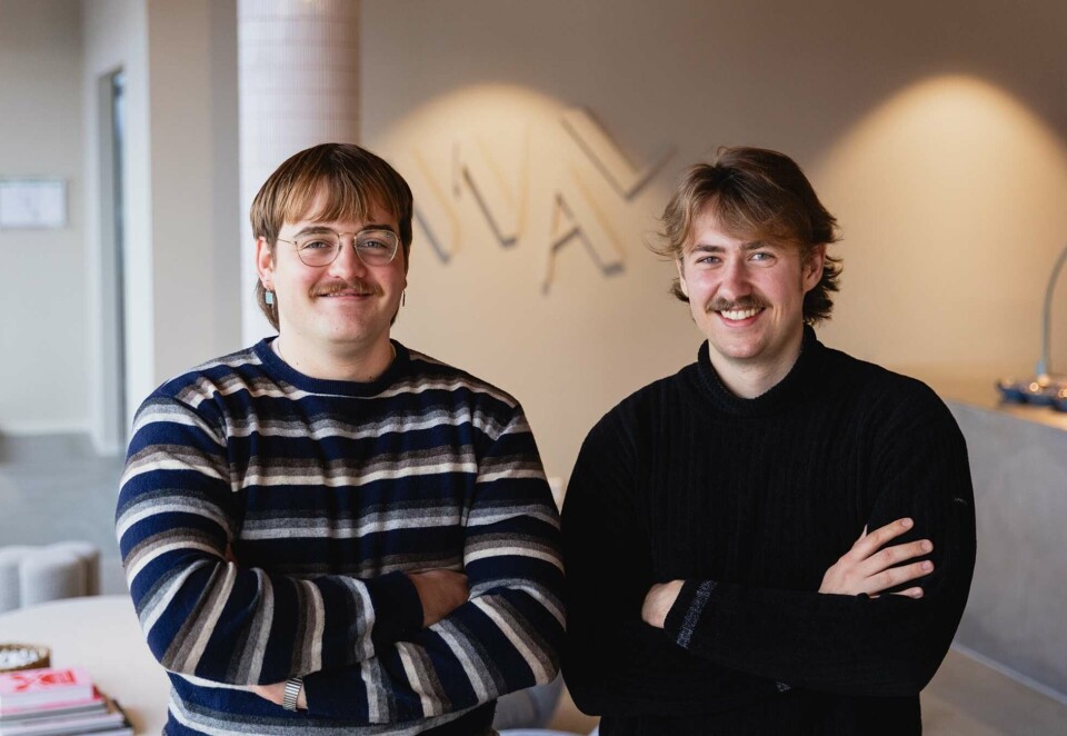 Bytter byrå: Robin Wissler og Eivind Lindmo har vært praktikanter i Morgenstern. Nå skal de jobber for WAL.