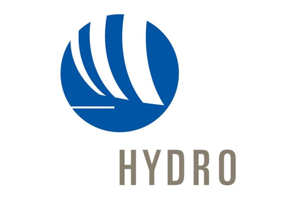Gammel Hydro-logo: Etter 15 år i tjenesten pensjoneres den gamle Hydro-logoen.