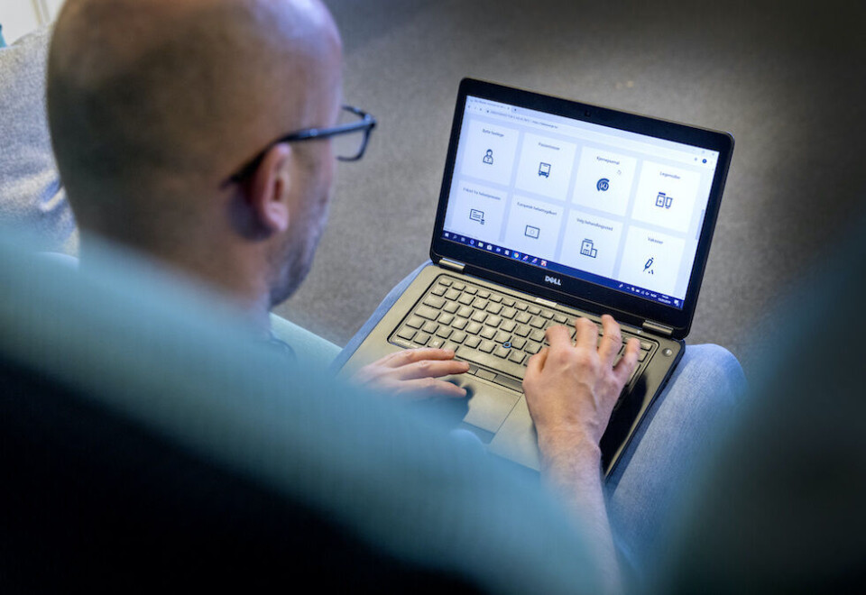 Illustrasjonsfoto: Vårt digitale helsevesen. Helsenorge.no. Der kan man bestille legetime på nett, bestille pasientreiser, se på kjernejournalen sin, se pasientjournalen sin, ha e-konsultasjon med legen på skjerm osv. Foto: Gorm Kallestad / NTB