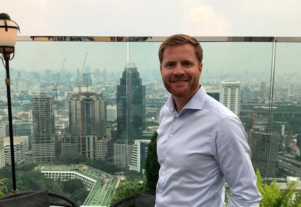 Dro til Asia: Selv om konkurranseklausen løp her hjemme, har Lars Kristian Lindberg holdt seg i sving i blant annet Asia hvor den tidligere Rema-direktøren har hatt ulike oppdrag.
