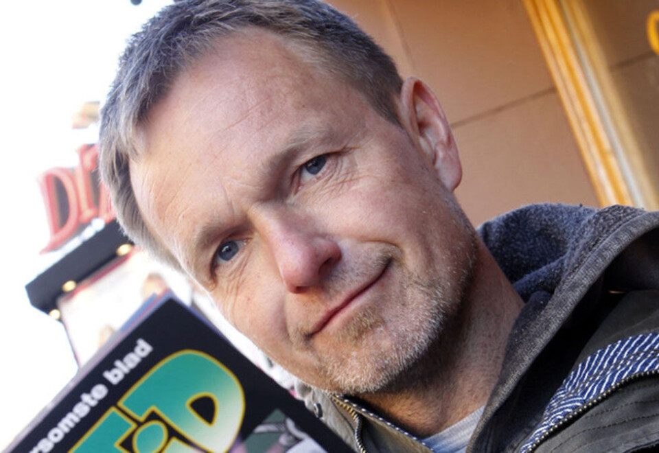 Forlater Dagbladet: Tegneserieskaper Frode Øverli mener Pondus er fornøyd med nå å skulle være en fast del av VG. - Han er jo en folkelig fyr. Vi har mye å takke Dagbladet for, men nå var tiden inne for å starte et nytt kapittel, sier Øverli.