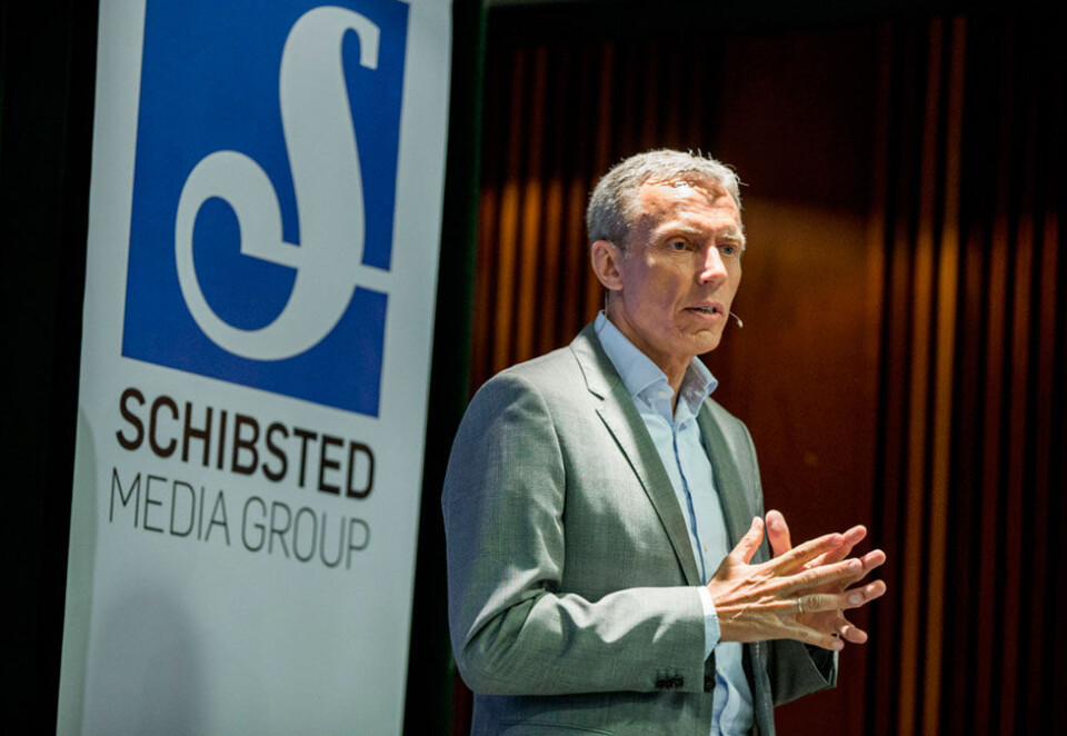 Leverer på døren: Schibsted med konsernsjef Rolv Erik Ryssdal fortsetter satsingen på hjemlevering av aviser og bakervarer, og kjøper opp rester fra Brødboksen. Foto: Vegard Wivestad Grøtt/NTB Scanpix