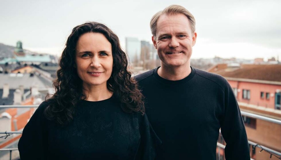 Fornøyd: Kenneth Pedersen er godt fornøyd med hvordan fjoråret utspilte seg for Anti. Her med Kristin Holst Grimstad.