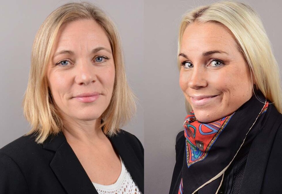 Norgesgruppen ansetter: Nina Horn Hynne (til v) er ansatt i et vikariat som kommunikasjonsrådgiver, mens Signe Bunkholt Sæter er ansatt som kommunikasjonssjef samfunnsansvar og bærekraft.