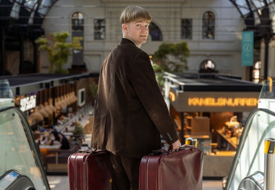 Filminspirert: Stuntet er inspirert av filmklassikeren The Terminal hvor hovedrolleinnehaver Tom Hanks bor og lever på en flyplassterminal i flere år. Foto: Dinamo.