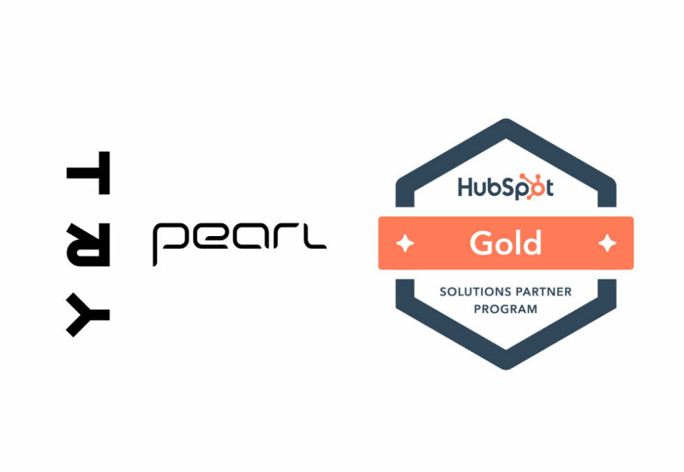 TRY Pearl har i løpet av kort tid blitt HubSpot Gold Partner