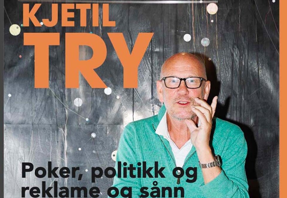 Ny selvbiografi: Kjetil Try har skrevet bok om sitt eget liv. Boken kommer ut i slutten av oktober og gis ut på forlaget Gyldendal, men forfatter og forlag er foreløpig tause. Kanskje får vi reklamebransjens svar på boka Partiet, som også kom ut på Gyldendal?