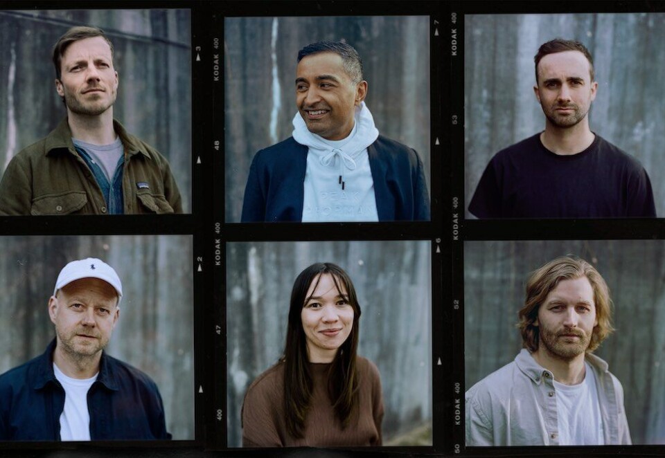 Starter nytt selskap: Fra øverst til venstre: Niels Windfeldt, Kavar Singh, Lasse Nyhaugen, Stian Andersen, Aubrey Joyce og Aleksander Aurdal.