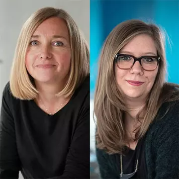 Bente Kvam Kristoffersen og Mia Frogner 