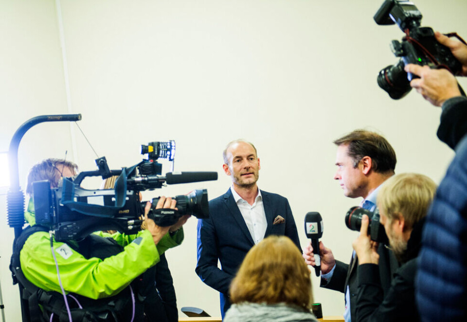 Gir tv-råd: Kulturdepartementet fikk i dag en delrapport om kommersiell allmennkringkasting fra Knut Olav Åmås i Mediemangfoldsutvalget.. Utvalget åpner også for at andre byer enn Bergen kan være hovedsete for en kommersiell allmennkringkaster. Foto: Fredrik Varfjell / NTB Scanpix.