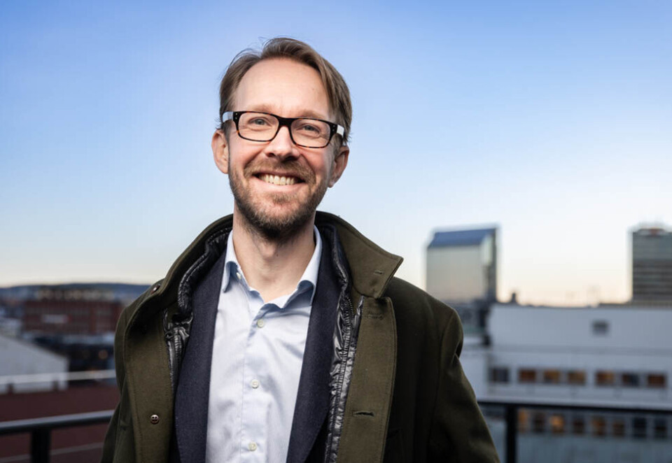 Den nye abonnementssjefen i Amedia heter Gustaf Eriksson. Foto: Amedia.