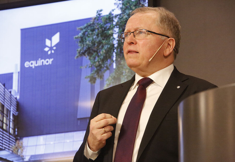 Får nytt navn: Konsernsjef Eldar Sætre vraker Statoil-navnet som har tjent selskapet i nærmere 50 år. Det nye navnet blir Equinor. Foto: Eivor Eriksen.