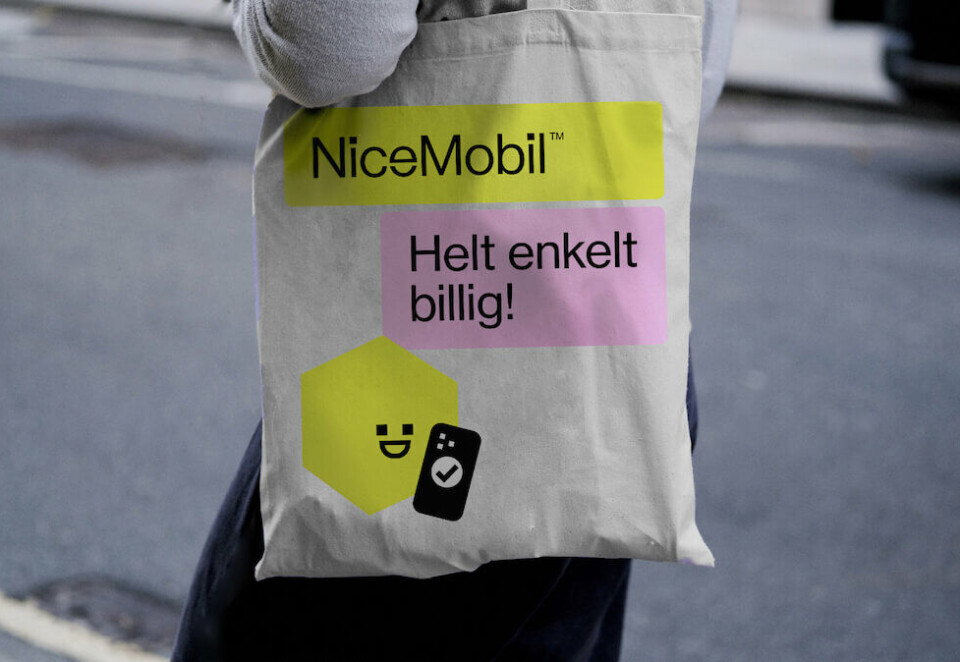 Fersk mobilmerkevare: Designbyrået Bleed har vært partner i utviklingen av merkevaren NiceMobil og kundereisen, samt vært ansvarlig for den visuelle identiteten, UX og UI.