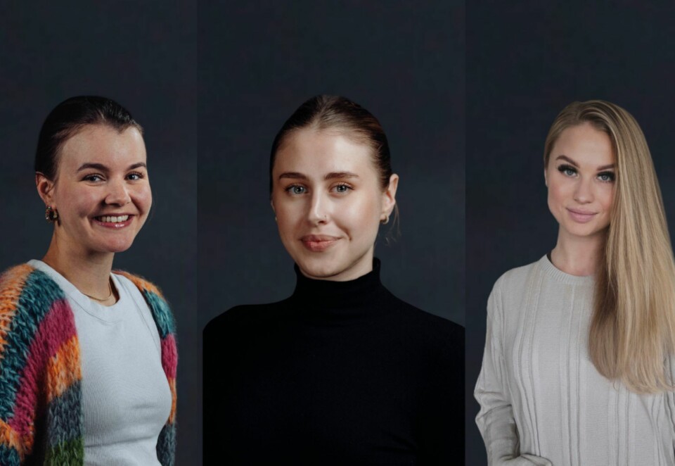 Spår trender: Sosiale medier-spydspissen i Publicis spår om årets trender og kommer med sine syv heteste tips. Fra venstre: Jenny Johnsen, Veronika Elwart og Andrea B. Brygard. Foto: Publicis