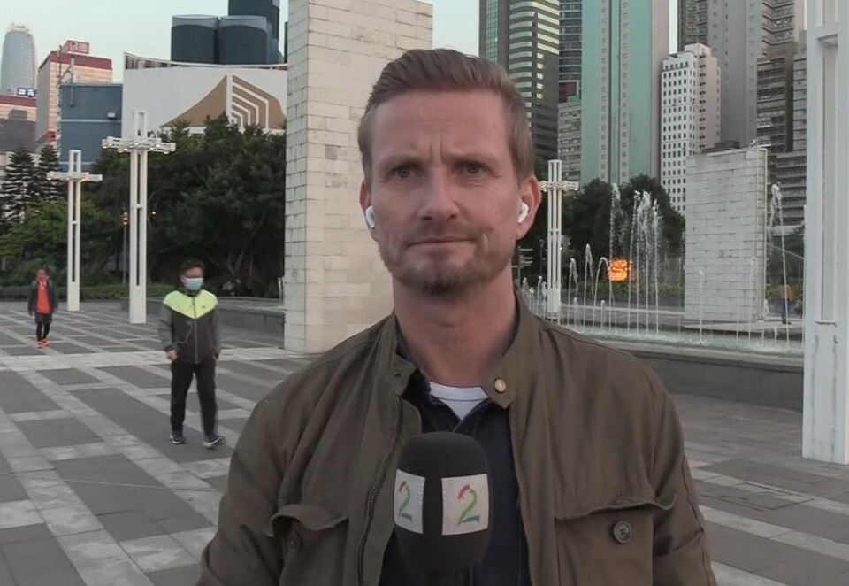 Tar forholdsregler: Utenriksjournalist i TV 2, Bent Skjærstad, reiste til Hong Kong mandag for å komme tettere på virusutbruddet. Kampanje har pratet med TV 2, NRK og Dagbladet om hvordan de dekker coronaviruset. Foto: TV 2