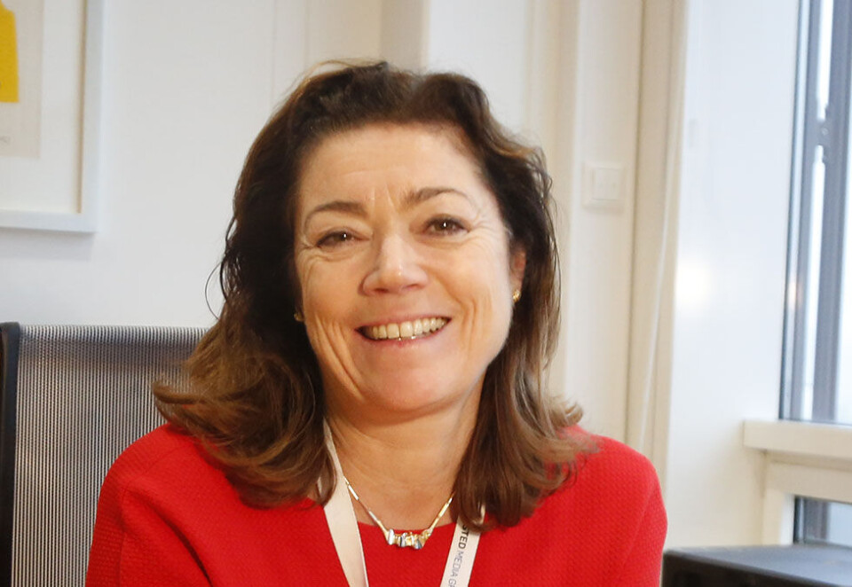 Kan smile: Konsernsjef Kristin Skogen Lund kan koste på seg et smil etter å ha fått på plass avtalen som gjør at Schibsted nå kan selge seg ned i rubrikkgiganten Adevinta med utsiktene om å cashe inn 25 milliarder kroner. - Det er veldig, veldig mye penger, sier hun til Kampanje. Foto: Eivor Eriksen.