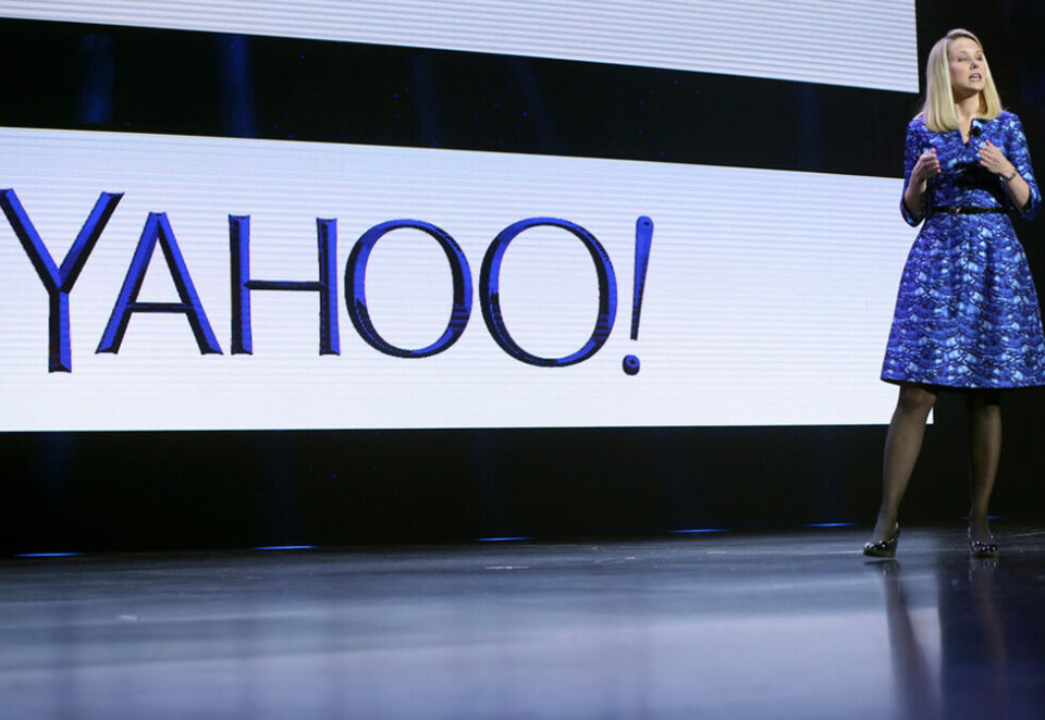 Kampen for tilværelsen: Marissa Mayer er i gang med en snuoperasjon i Yahoo. Hun forsøker også å redde sin egen jobb. Mayer var en stigende stjerne i Google da hun i sin tid overtok ledelsen i Yahoo i 2012. Foto: Reuters.