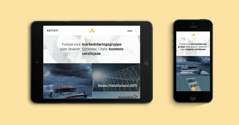 Artisti-gruppen får ny visuell profil og web