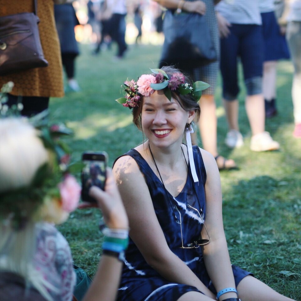 I’d rather wear flowers in my hair, than diamonds around my neck