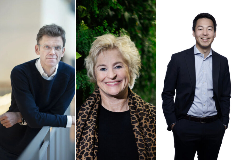 DATASIKKERHET OG BÆREKRAFT: Petter-Børre Furberg (CEO i Telenor Norge), Britt Nilsen (Head of Sustainability i Schibsted) og Kristoffer Thoner (Associate Partner i McKinsey) er blant foredragsholderne som kommer til Hotel Continental 4. november.