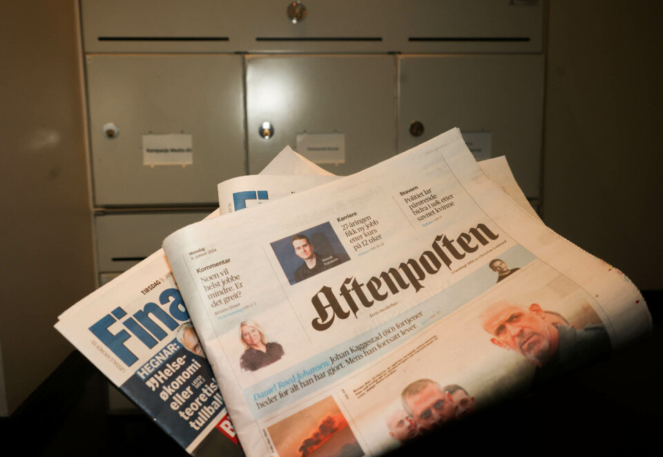 Blir dyrere og dyrere: Antall papiravisabonnenter har falt kraftig de siste årene, men inntektstapet for avisene har vært langt lavere. Medieforsker peker på en grunn: Kraftige prisøkninger. Foto: Eivor Eriksen.