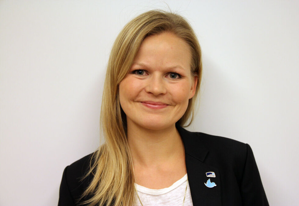 Svarer på kritikk: - Det er alltid en risiko for at våre politiske motstandere tar i bruk samme hashtag. Det lever vi godt med, sier kommunikasjonsrådgiver og sjef for sosiale medier i Høyre, Ine Mæland.