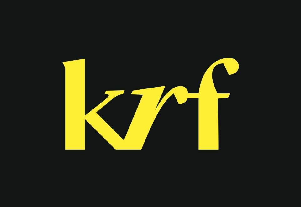 Ny logo: KrF kvitter seg med det røde hjertet som har omkranset partinavnet de siste årene. Fargekombinasjonene i den nye logoen er mye gult og svart.