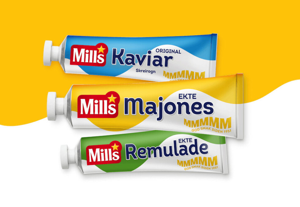 Oppdatert produktdesign: Også designet på blant annet kaviartubene har fått en makeover.