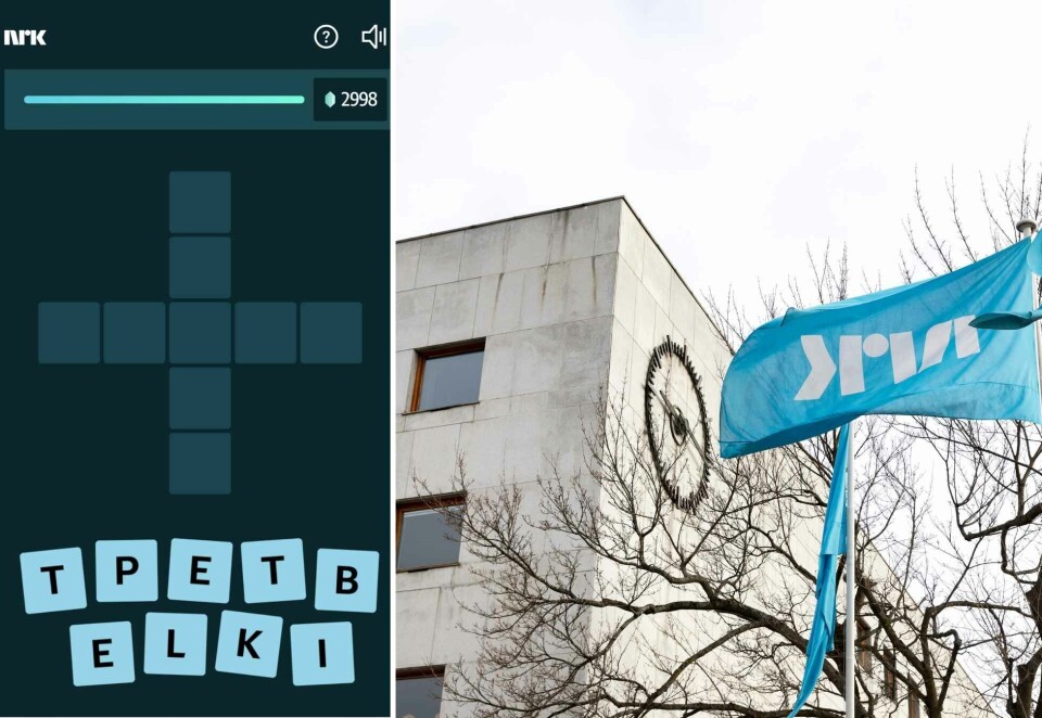 Tvers og Former: Tvers og Former er to nye nettspill du finner på nettsiden til NRK for tiden. - Det er to spill som er ganske forskjellige. Det ene handler jo om språk. Det andre er mer et strategisk ryddespill, sier forsideredaktør. Foto: Skjermbilde/NRK