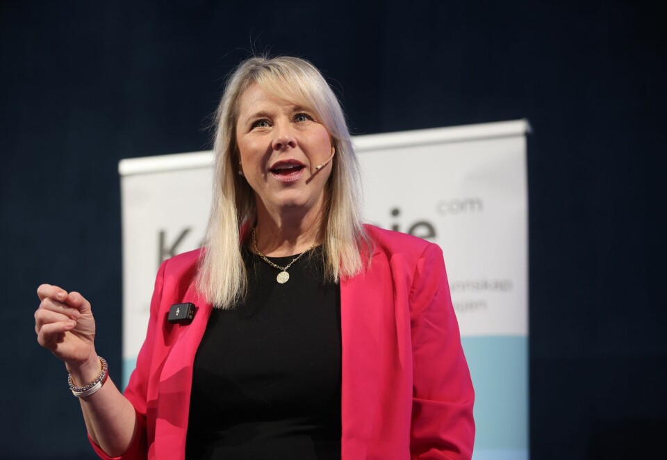 Norgesbesøk: Den internasjonale foredragsholderen Carla Johnson var nylig i Norge for å gi sine beste råd for å lykkes med innholdsmarkedsføring i 2025. I denne saken kan alle våre Premium-abonnenter se hele foredraget til Johnson. Foto: Eivor Eriksen