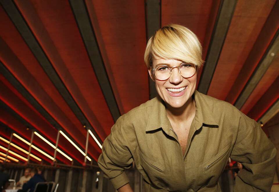 Klar for runde to: Sigrid Bonde Tusvik gjorde sin debut som Gullruten-programleder i fjor og har fått jobben igjen i år. - Jeg elsker Gullruten, sier hun. Foto: Eivor Eriksen.