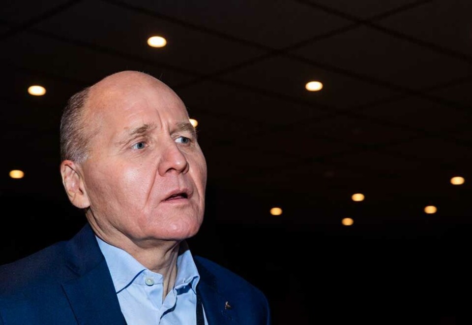 Legger frem tall: Konsernsjef Sigve Brekke i Telenor legger frem sine fjerdekvartalstall onsdag morgen og dermed også hele 2021. Foto NTB