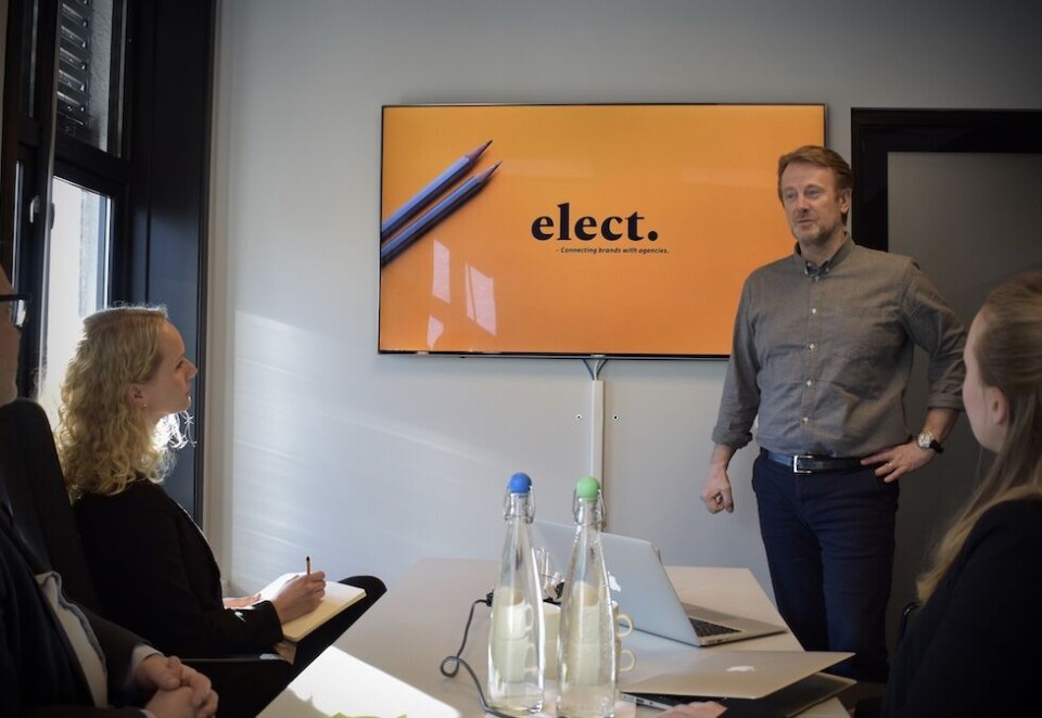Hjelper annonsører med å finne frem til det riktige byrået: Knud Fahrendorff, daglig leder i Elect.