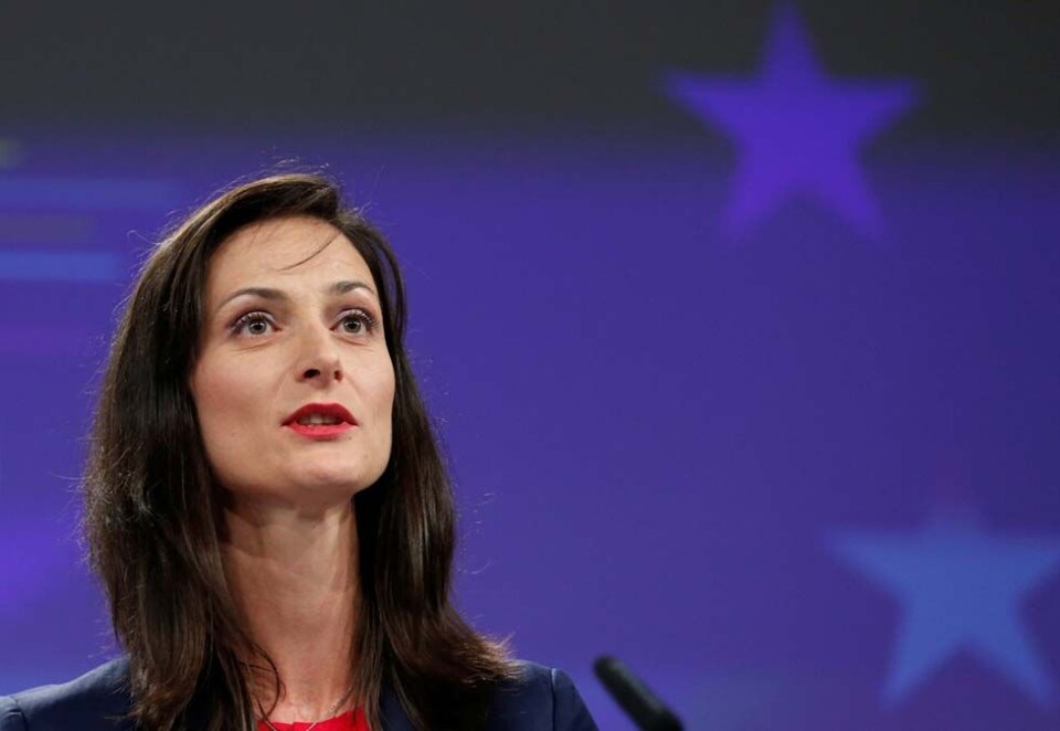 Positiv: EUs digitaliseringskommissær Mariya Gabriel er positiv til enigheten som nå er på plass om det såkalte copyrightdirektivet. Foto: Francisco Seco / AP / NTB scanpix