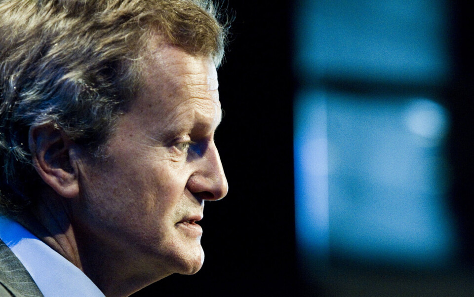 Mottar milliardbud: Telenor-sjef Jon Fredrik Baksaas har satt tv-distributørselskapet Canal Digital i spill. Nå vil nordiske mediegiganter sikre seg selskapet. Et risikoselskap skal også være blant budgiverne. Foto: Berit Roald/SCANPIX