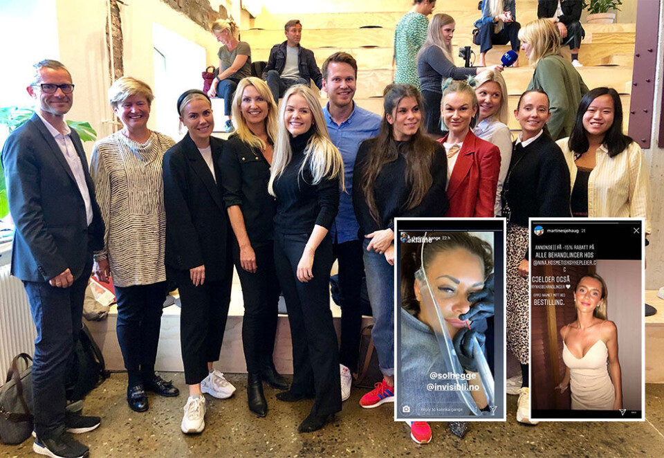 Gransker influencerne: Dette utvalget er satt til å vurdere hvorvidt influenceres markedsføring er egnet til å skape kroppspress blant barn og unge voksne. Nå har de offentliggjort sine første vedtak (innfelt). Foto: Medietilsynet
