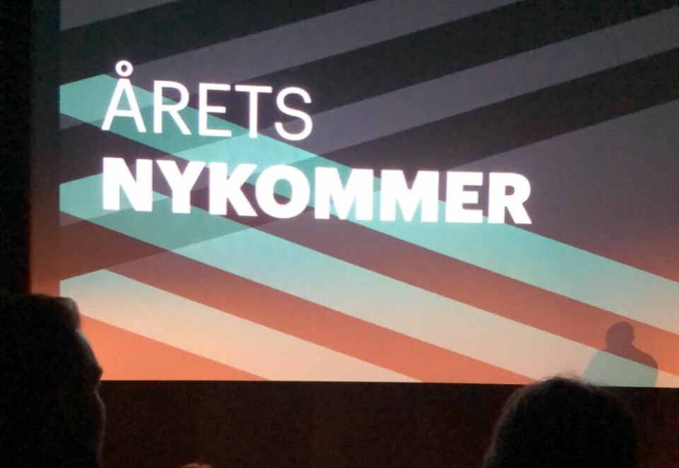 Årets nykommer Big Screen Awards