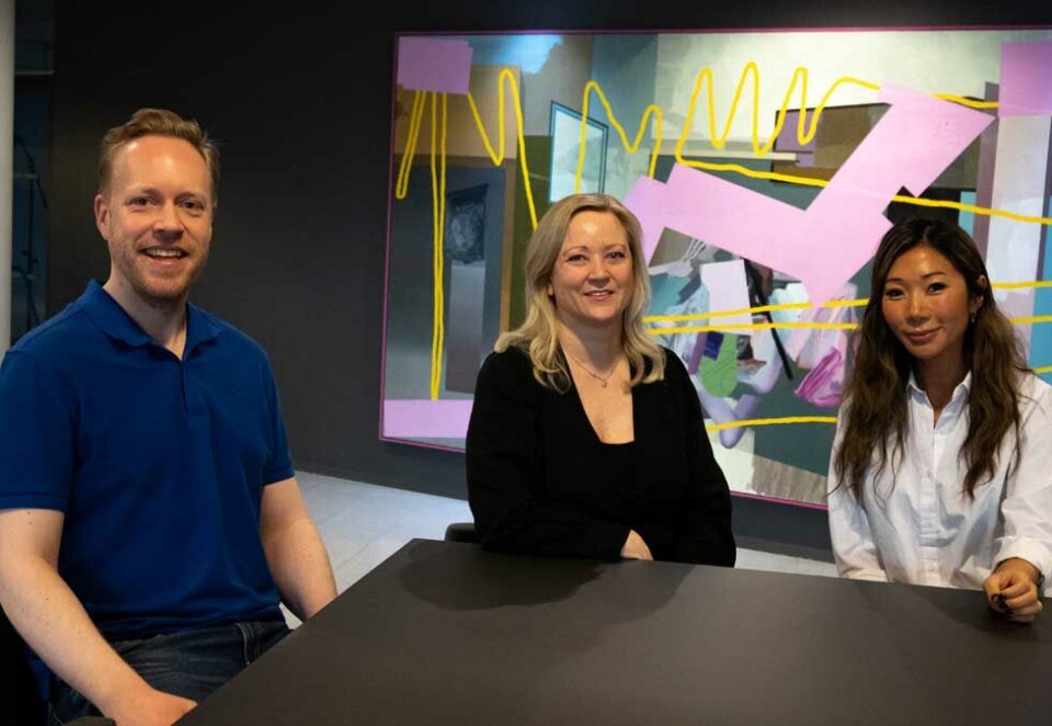 - Stor glede: Thorstein Øiseth går inn på teamet til den nye salgssjefen Elisabet Rosenqvist (til høyre). Salgsdirektør Gøril Karlsen Thu er godt fornøyd med å ha to nye talenter på plass i Aller Media. - Det har vært en stor glede å kunne ønske Elisabet og Thorstein velkommen til Aller Media, sier Thu.