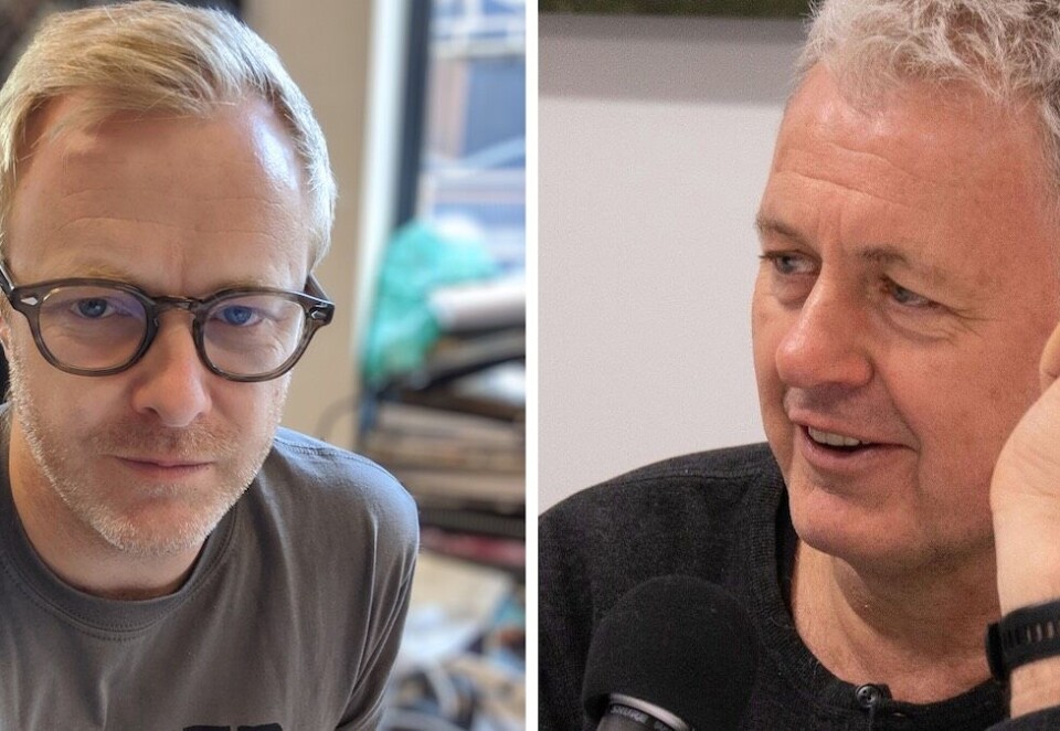 Ny satsing;Pål Nisja-Wilhelmsen (til venstre) blir forlagssjef, og den første boken han gir ut er ført i pennen av sjefredaktør Gunnar Stavrum i Nettavisen. Foto: Nettavisen