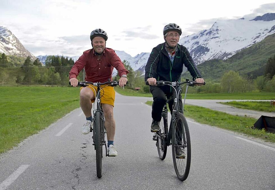 Gutta på tur: I likhet med andre TV-kanaler og strømmetjenester presenterer også den Schibsted-eide Matkanalen TV-programmer for høsten 2021. I programmet «Verdt å tråkke til» med Arne og Arne følger man to fjerdedeler av «gutta på tur» i Arne Brimi og Are Hjeltnes.